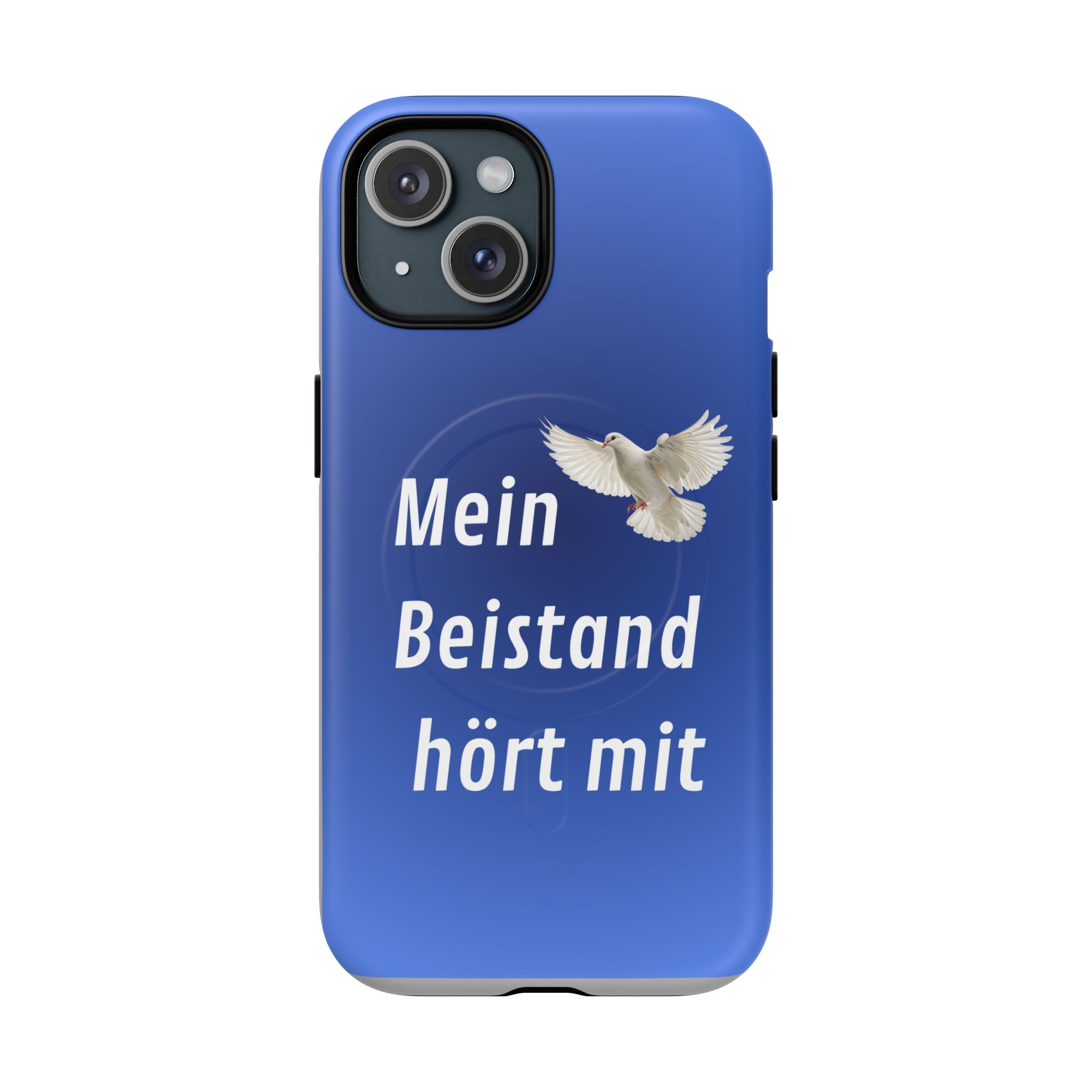 Handyhülle "Mein Beistand hört mit" für iPhone