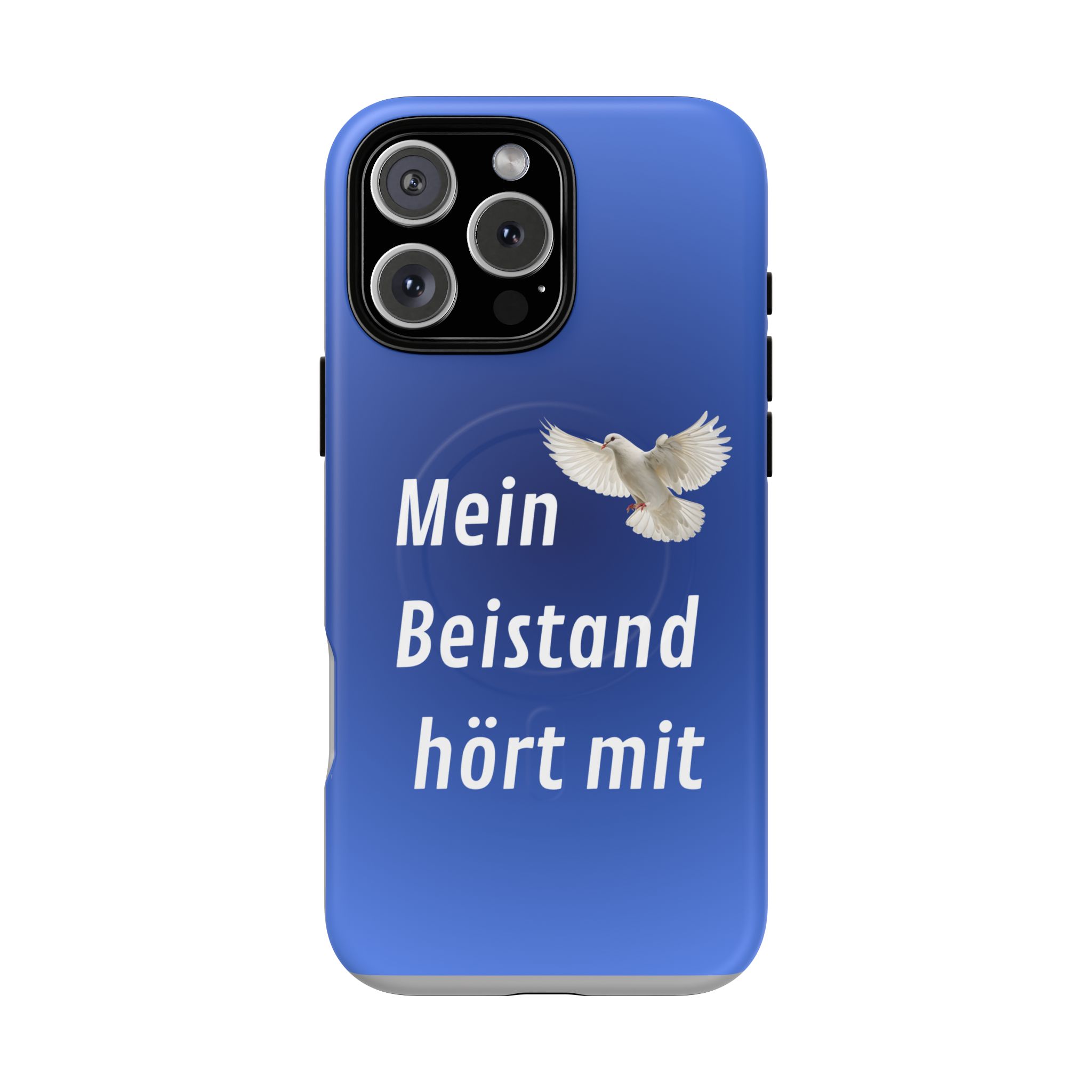 Handyhülle "Mein Beistand hört mit" für iPhone – Bild 3