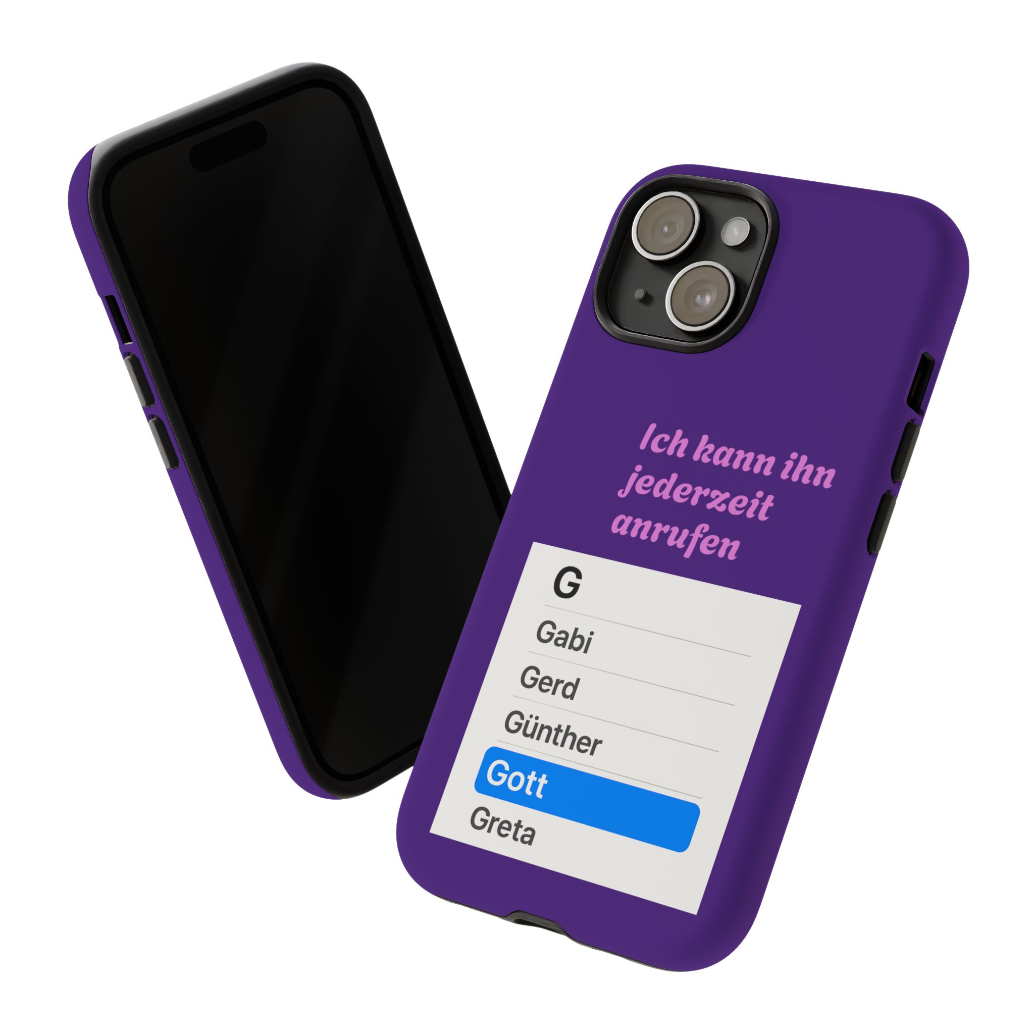 Phone Case — Ich kann ihn jederzeit anrufen (Gott)
