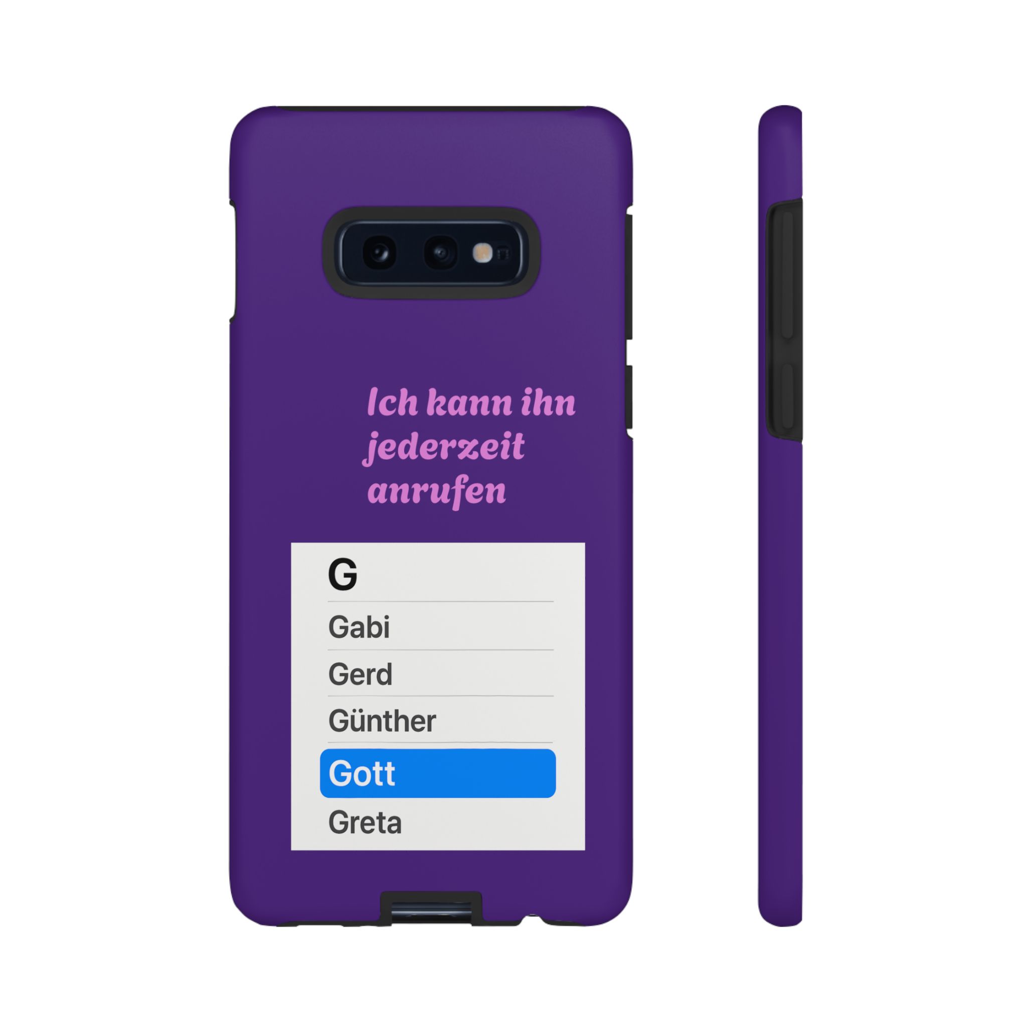 Phone Case — Ich kann ihn jederzeit anrufen (Gott) – Bild 4