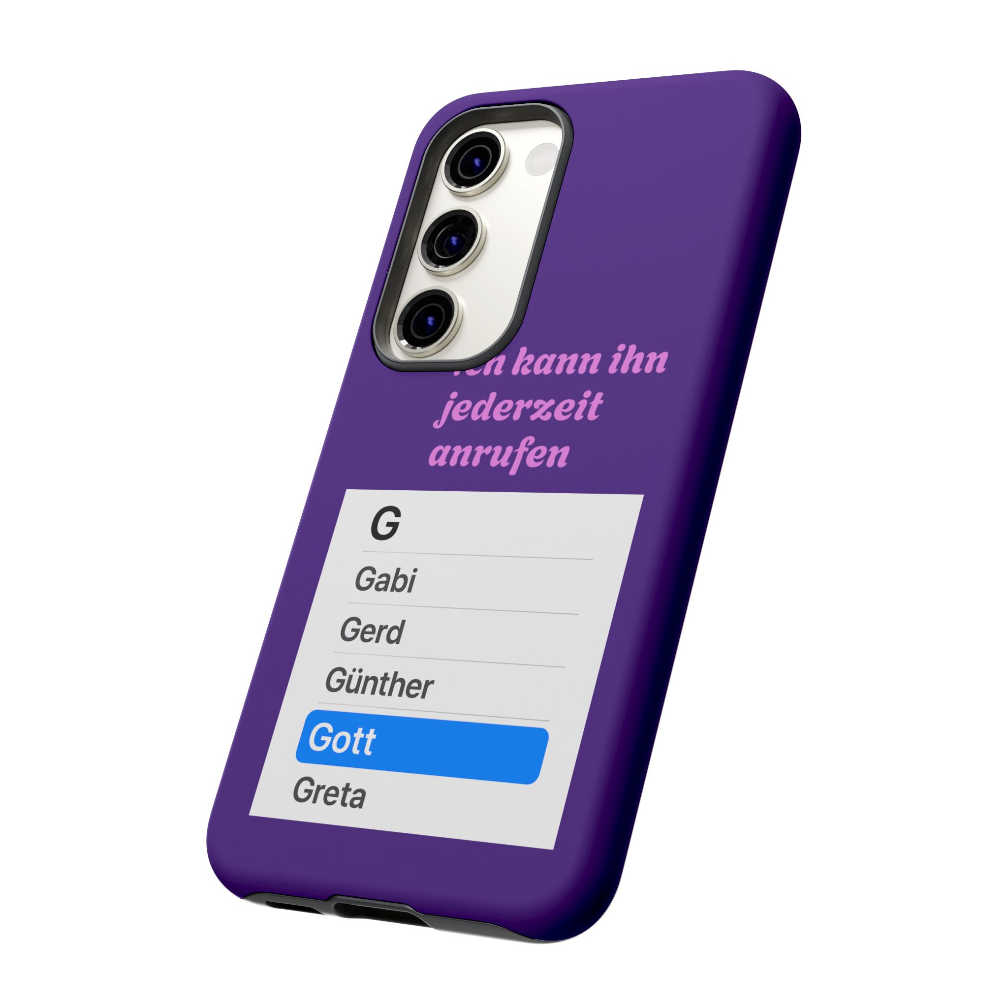 Phone Case — Ich kann ihn jederzeit anrufen (Gott) – Bild 27