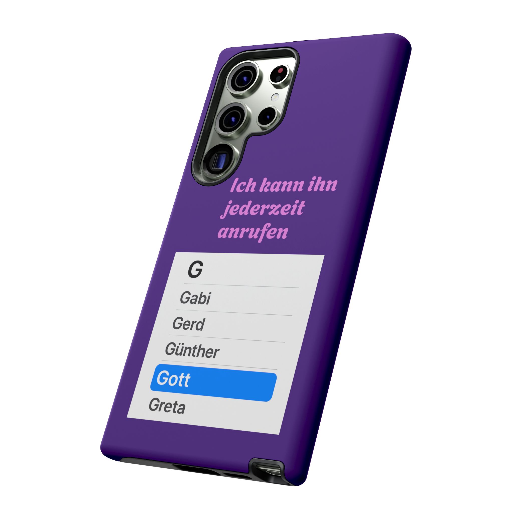 Phone Case — Ich kann ihn jederzeit anrufen (Gott) – Bild 35